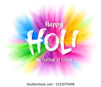 Colorful explosion for Happy Holi. The festival of colors. Colorful explosion for Happy Holi. The festival of colors.