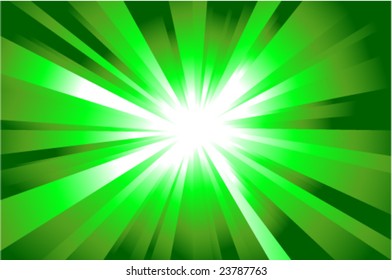 Colorful explosion of light with casual rays.