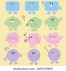 Colorful, expressive, and adorably funny characters