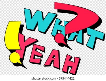 Colorful expressive comics bubbles. Vector illustration. Empty set trendy cloud pop art vector comic. Write message comic bubble speech cartoon expression. Book template background. Easy design.