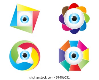 colorful eye