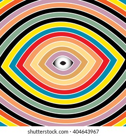 Colorful Eye Pattern