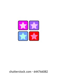 Colorful eyeshadow, cosmetics. Set makeup, beauty and fashion.