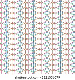 A colorful fabric pattern is a delightful expression of creativity and imagination through the clever use of color combinations. It is a visual feast that features an assortment of vivid hues.