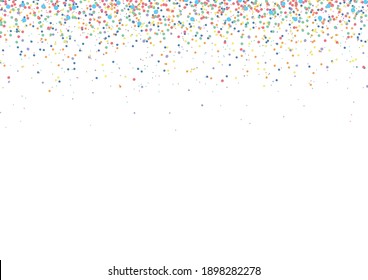 Colorful Falling Glitter Confetti Celebration Party Background