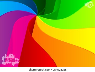 Colorful fan