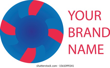Colorful Fan Logo Vector Design
