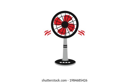 Colorful fans help to cool off.