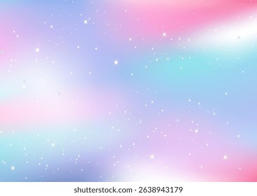 Colorful fantastic cosmic gradient vector background.