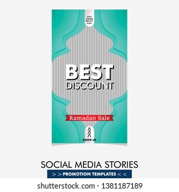 colorful fashion sale social media stories template