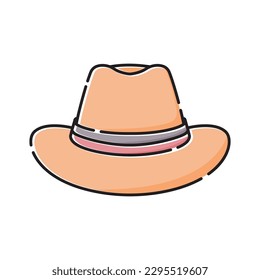 colorful father's day hat symbol icon