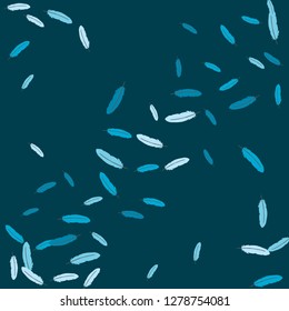 Colorful feathers. Prints of Colored feathers Design for Goods for Pets. Simple Pattern for Print, Logo or Poster. Vector Confetti Background.
