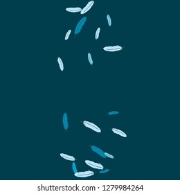 Colorful feathers. Prints of Colored feathers Design for Goods for Pets. Simple Pattern for Print, Logo or Poster. Vector Confetti Background.
