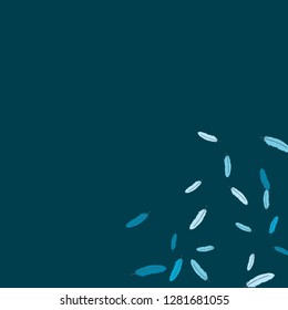 Colorful feathers. Prints of Colored feathers Design for Goods for Pets. Simple Pattern for Print, Logo or Poster. Vector Confetti Background.
