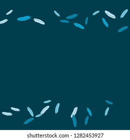 Colorful feathers. Prints of Colored feathers Design for Goods for Pets. Simple Pattern for Print, Logo or Poster. Vector Confetti Background.
