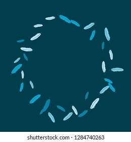 Colorful feathers. Prints of Colored feathers Design for Goods for Pets. Simple Pattern for Print, Logo or Poster. Vector Confetti Background.
