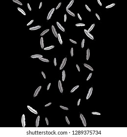 Colorful feathers. Prints of Colored feathers Design for Goods for Pets. Simple Pattern for Print, Logo or Poster. Vector Confetti Background.
