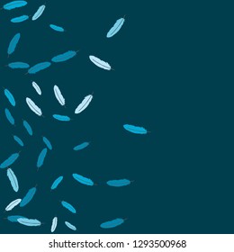 Colorful feathers. Prints of Colored feathers Design for Goods for Pets. Simple Pattern for Print, Logo or Poster. Vector Confetti Background.
