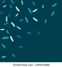Colorful feathers. Prints of Colored feathers Design for Goods for Pets. Simple Pattern for Print, Logo or Poster. Vector Confetti Background.
