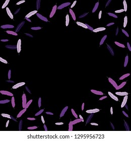 Colorful feathers. Prints of Colored feathers Design for Goods for Pets. Simple Pattern for Print, Logo or Poster. Vector Confetti Background.
