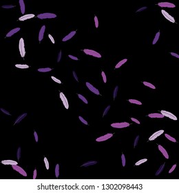 Colorful feathers. Prints of Colored feathers Design for Goods for Pets. Simple Pattern for Print, Logo or Poster. Vector Confetti Background.
