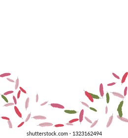 Colorful feathers. Prints of Colored feathers Design for Goods for Pets. Simple Pattern for Print, Logo or Poster. Vector Confetti Background.
