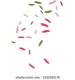 Colorful feathers. Prints of Colored feathers Design for Goods for Pets. Simple Pattern for Print, Logo or Poster. Vector Confetti Background.
