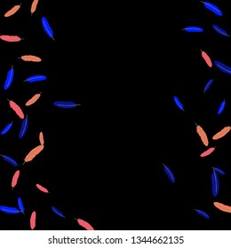 Colorful feathers. Prints of Colored feathers Design for Goods for Pets. Simple Pattern for Print, Logo or Poster. Vector Confetti Background.
