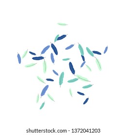 Colorful feathers. Prints of Colored feathers Design for Goods for Pets. Simple Pattern for Print, Logo or Poster. Vector Confetti Background.
