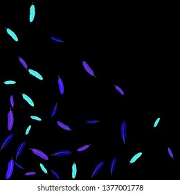 Colorful feathers. Prints of Colored feathers Design for Goods for Pets. Simple Pattern for Print, Logo or Poster. Vector Confetti Background.
