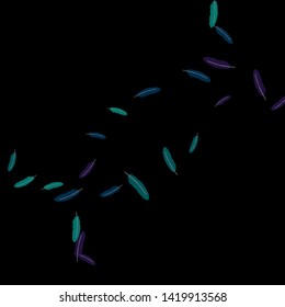 Colorful feathers. Prints of Colored feathers Design for Goods for Pets. Simple Pattern for Print, Logo or Poster. Vector Confetti Background.
