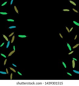 Colorful feathers. Prints of Colored feathers Design for Goods for Pets. Simple Pattern for Print, Logo or Poster. Vector Confetti Background.
