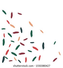 Colorful feathers. Prints of Colored feathers Design for Goods for Pets. Simple Pattern for Print, Logo or Poster. Vector Confetti Background.
