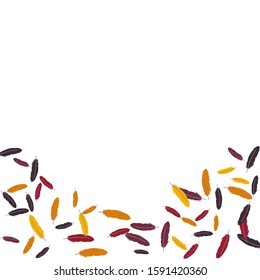 Colorful feathers. Prints of Colored feathers Design for Goods for Pets. Simple Pattern for Print, Logo or Poster. Vector Confetti Background.
