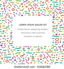 A colorful festive background with space for your type