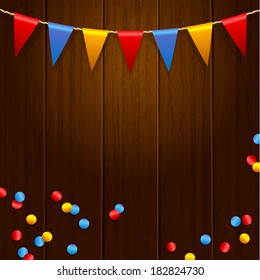 Colorful festive background, vector illustration