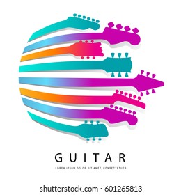 Colorful festive music graphic with space for your text 