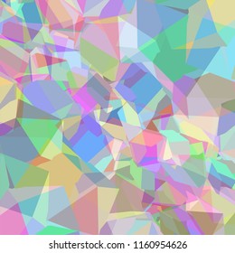 Colorful festive triangle background.  Abstract vector illustration. Modern kaleidoscope design.