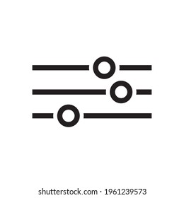 colorful filter Icon design vector 