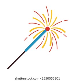 Colorful Firework Vector Illustration - 04