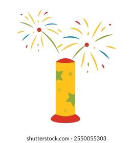 Colorful Firework Vector Illustration - 06