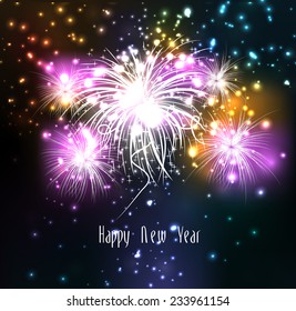Colorful fireworks