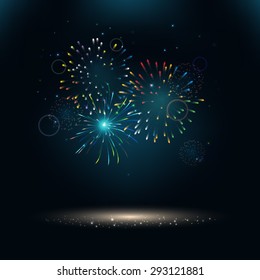 colorful fireworks