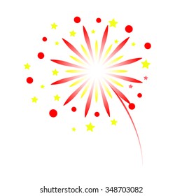 Colorful fireworks