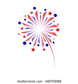 Colorful fireworks