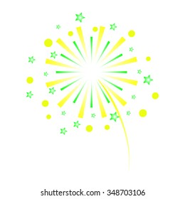Colorful fireworks