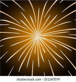 Colorful fireworks