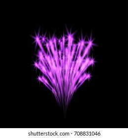 Colorful fireworks