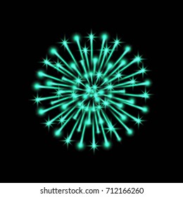 Colorful fireworks