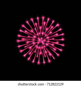 Colorful fireworks